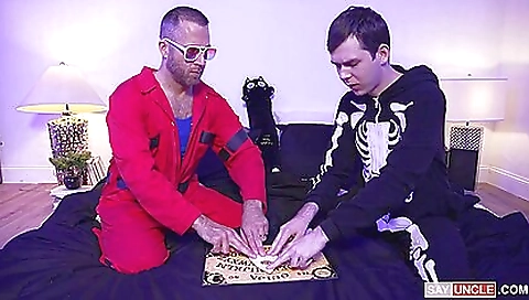 Mature woman with a big load