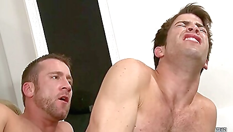 Mas pantyh with a sexy girl in strapon