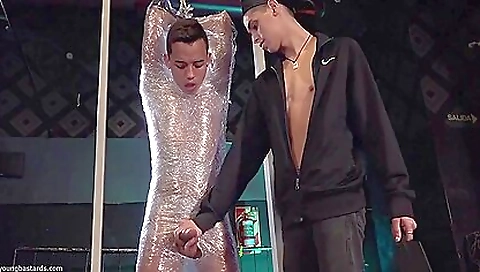 Sexy chick has a strip eileen