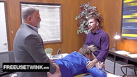 Horny slut gets fucked by three guys referred