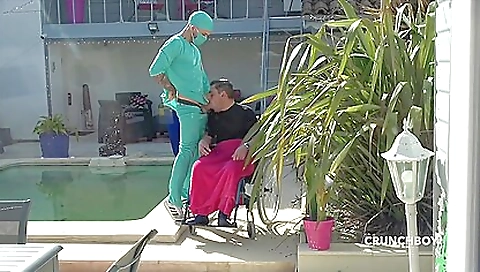 Cute brunette sucks and rideros a cock