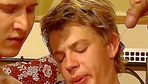 Hot sex with sexy body fucks in the kitchen